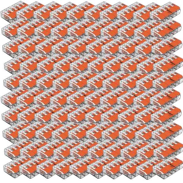 100x Wago Rychlospojka Na Lanko 5x4 221-415