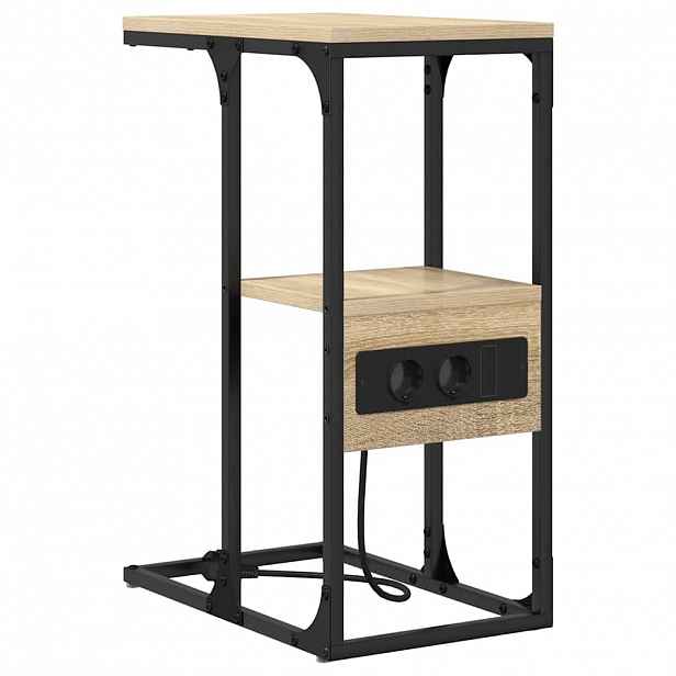 vidaXL Noční skříňka Sonoma dub 41,5 x 26 x 60,5 cm Kompozitní dřevo