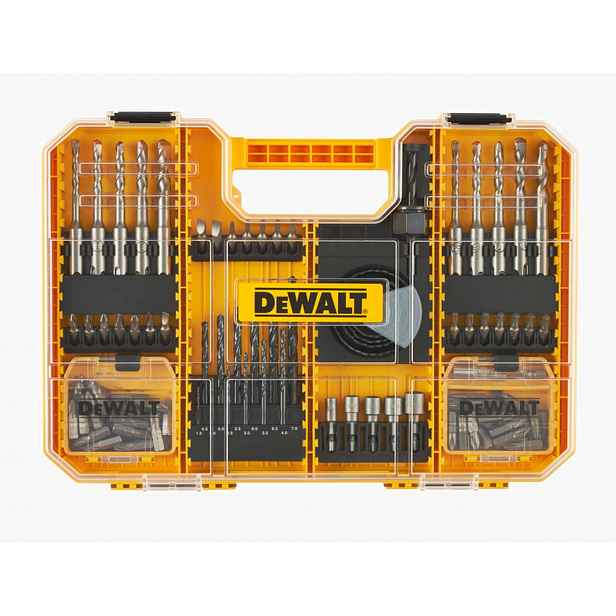 DeWALT - 102dílná sada bitů, vrtáků a nástrčných klíčů DT71583