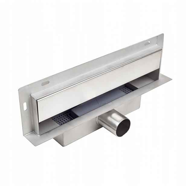 Lineární Odtok Oboustranný Nástěnný Odtok 60 CM Nerezová Ocel Balneo