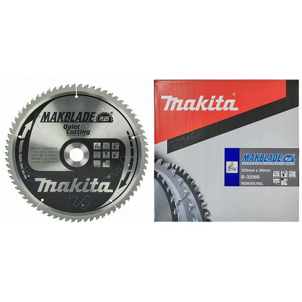 Makita B-32568 Řezací Kotouč Makblade Plus Na Dřevo 305x30 mm 70Z x2,5 mm