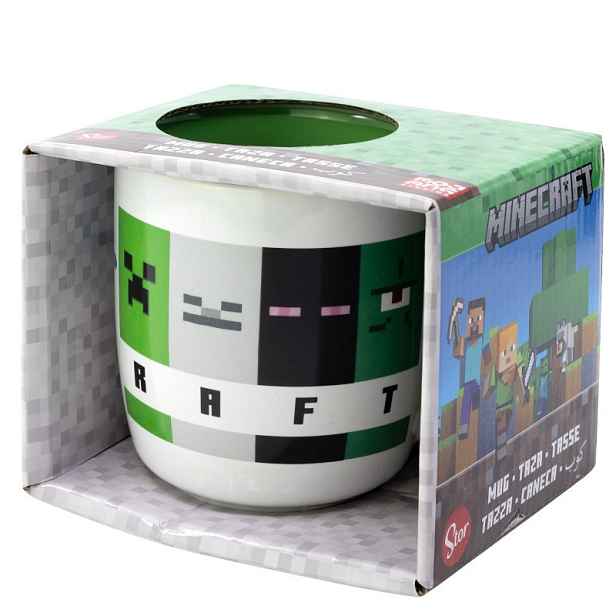 TEMU Minecraft Elite Porcelánový Hrnek 380 ml () v Dárkové Krabičce