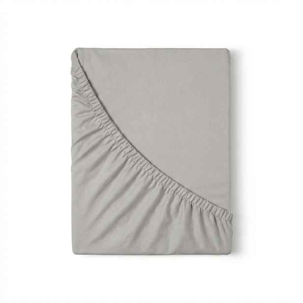 TP Saténové prostěradlo LUXURY COLLECTION 180x200+25 Světle šedé