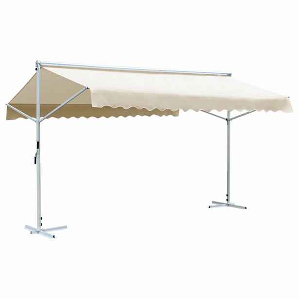 Volně stojící markýza 500x300 cm Dekorhome Krémová