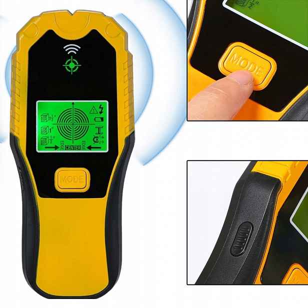 Multifunkční Detektor Kovů Pro Dřevěné Stěny S LCD Displejem 5V1