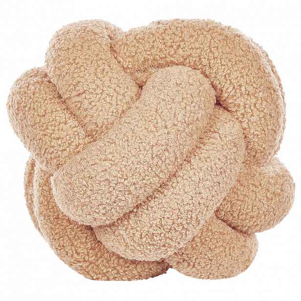 Beliani DEKORATIVNÍ POLŠTÁŘ Světle béžový 19/19 cm Malni