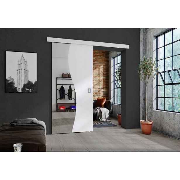 KIER Posuvné dveře FALA | 80 cm Barva: Bílá