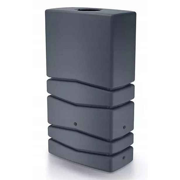 Nádrž na dešťovou vodu šedá, ozdobná, 350 l, Aqua Tower