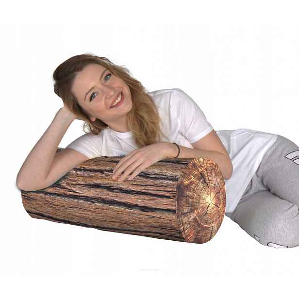 Velká polštář Váleček s ortopedickým válečkem Akácie 25x60 cm, paměťová pěna