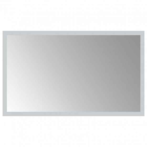 vidaXL LED koupelnové zrcadlo Transparentní 50 x 30 cm tvrzené sklo