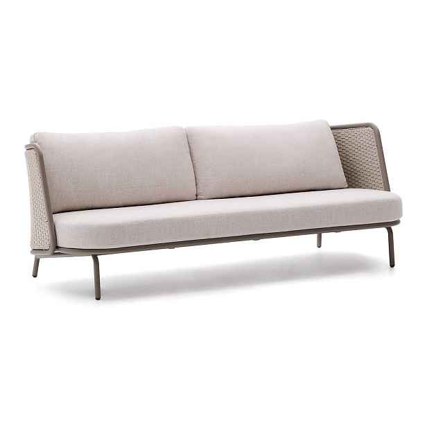 Béžová/taupe čalouněná zahradní pohovka Sedalis – Kave Home