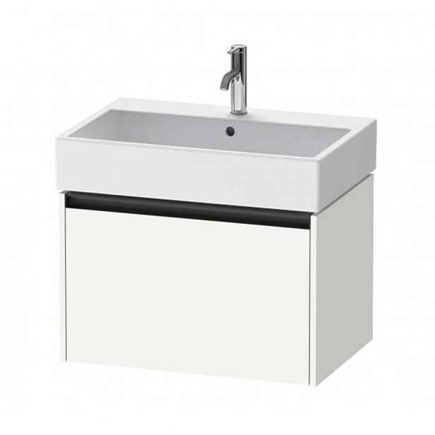 Duravit Ketho.2 - Umyvadlová skříňka 44x68x46 cm, 1 zásuvka, matná bílá K25076018180000