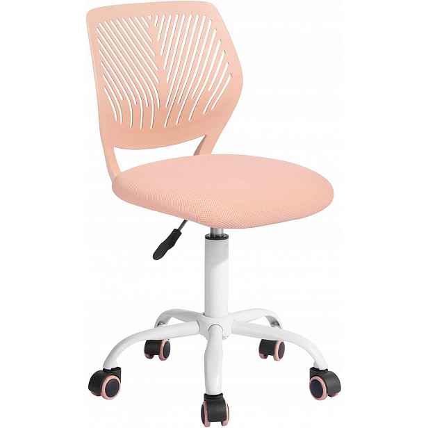 Ergonomické nastavitelné kancelářské křeslo s područkami pro dítě, žluté