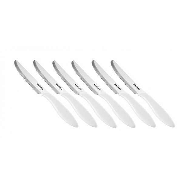 TESCOMA nůž jídelní PRESTO 12 cm, 6 ks, bílá