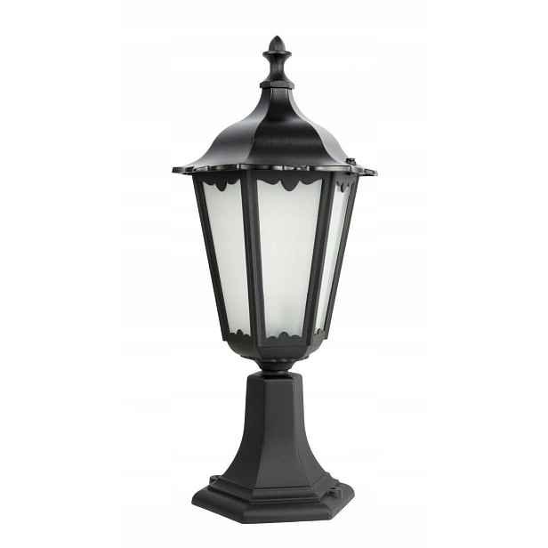 Venkovní stojací lampa tradiční černá sloupek 50 cm IP43 Su-ma