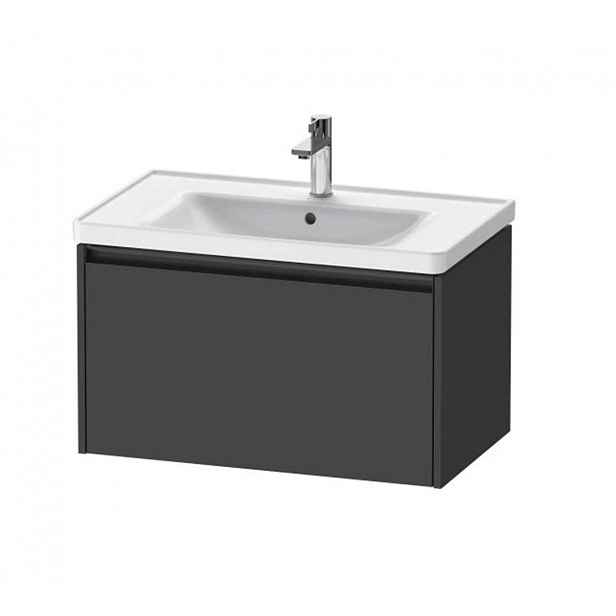Duravit Ketho.2 - Umyvadlová skříňka 44x78x46 cm, 1 zásuvka, grafit mat K25083049490000