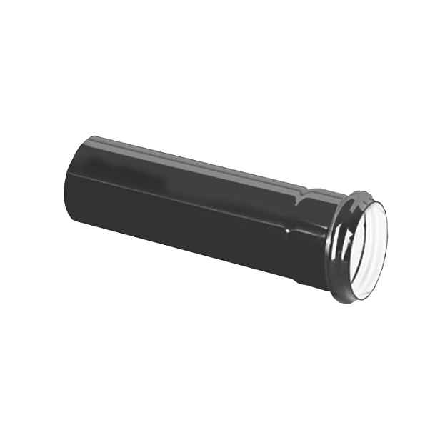 Eco produkty Černá trubka 32 mm k sifonu - prodlužovací kus s hrdlem 32 mm x 150 mm; barva černá matná (prodlužovací trubka)