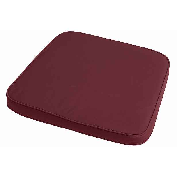 Venkovní podsedák na židli VIREON 44x45 cm, vínový
