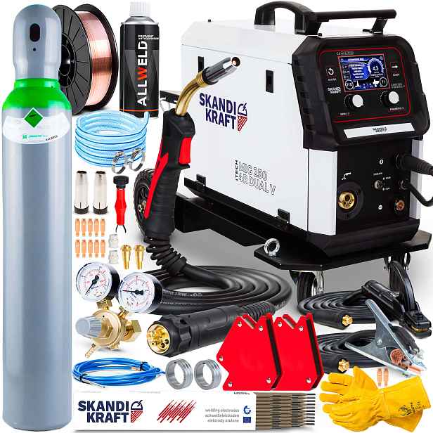 Invertorová Svářečka Skandi Kraft Mig 250 4R Dual V Mma Tig 250A