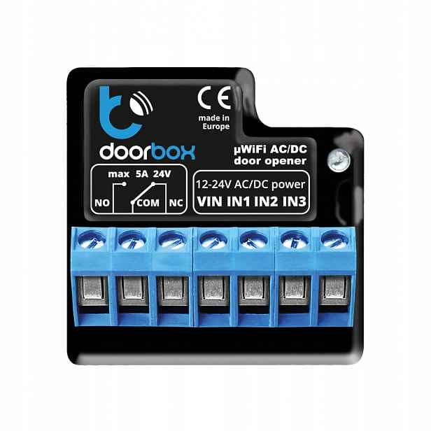 doorBox – ovladač dveří a branky – µWiFi
