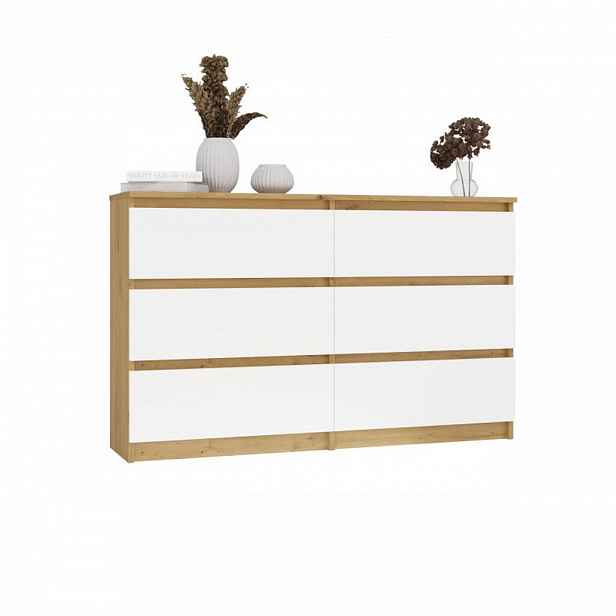 RAUMHIRSCH FURNITURE KOMODA Artisan, bílá 120/75/30