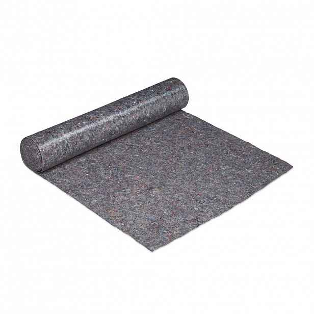 Relaxdays ROUNO Šedé samolepicí 1x25 m 270 g na m²