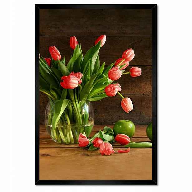 Plakáty v rámu 40x60 Červené tulipány