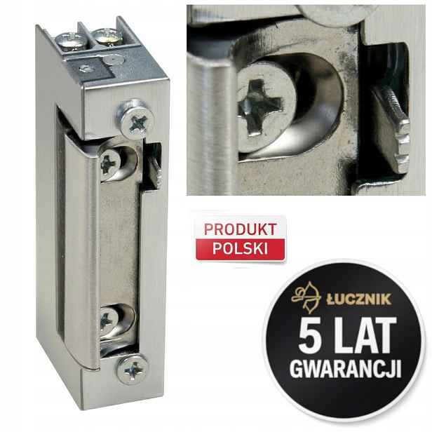 Elektrozávěs úzký 16,5 mm amiec zámek pro branku univerzální