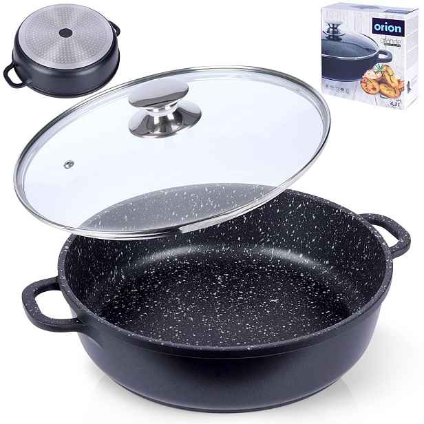 Granitová pánev rendlík na smažení dušení trouby Orion Grande 28 cm
