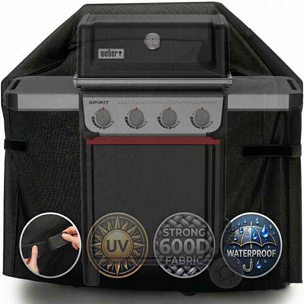 Prémiový obal pro Weber Spirit E-410: voděodolný, Uv ochrana