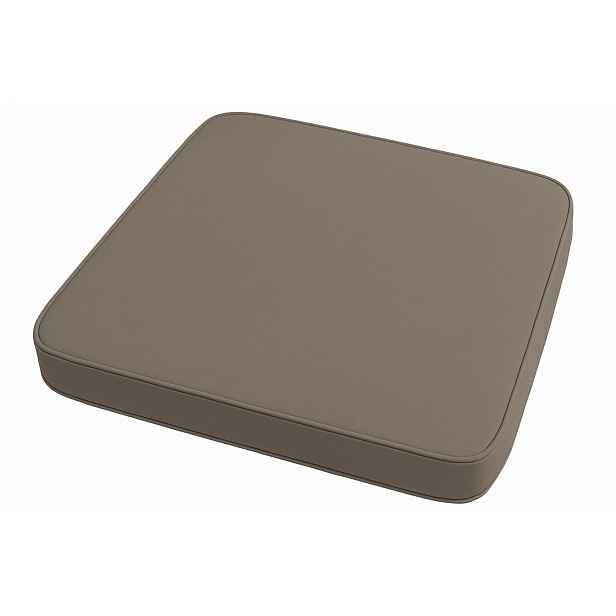 Venkovní podsedák na židli VIREON 44x45 cm, šedohnědý
