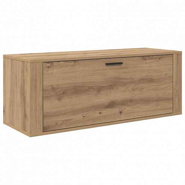 vidaXL Skříň na obuv 100 x 35 x 38 cm Kompozitní dřevo Dub artisan