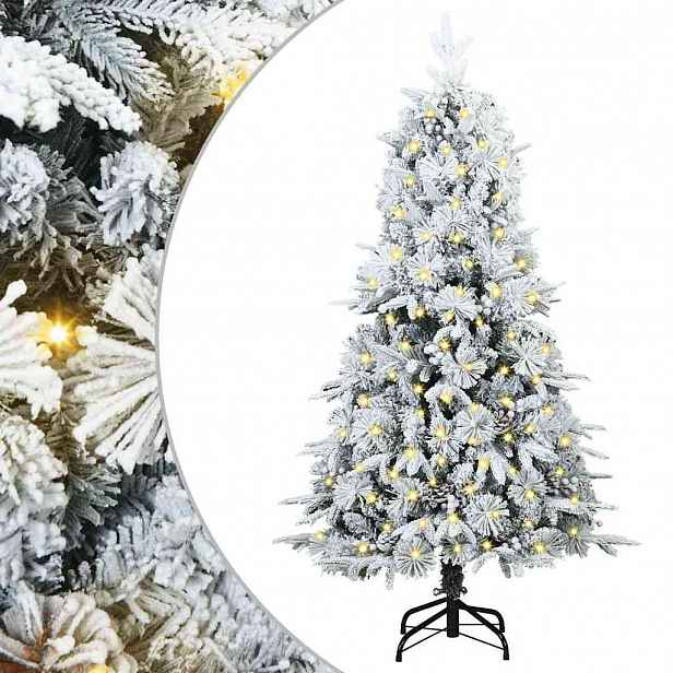 vidaXL Umělý Skládací Vánoční Strom s stojanem Zelená 120 cm PE a PVC