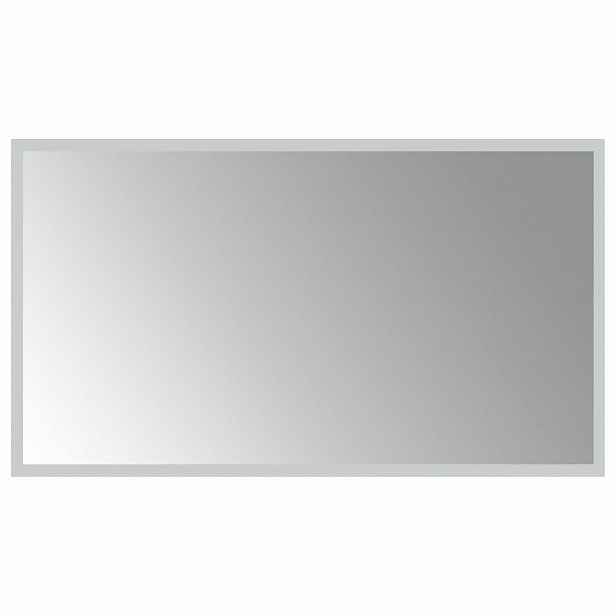 vidaXL LED koupelnové zrcadlo Transparentní 70 x 40 cm tvrzené sklo