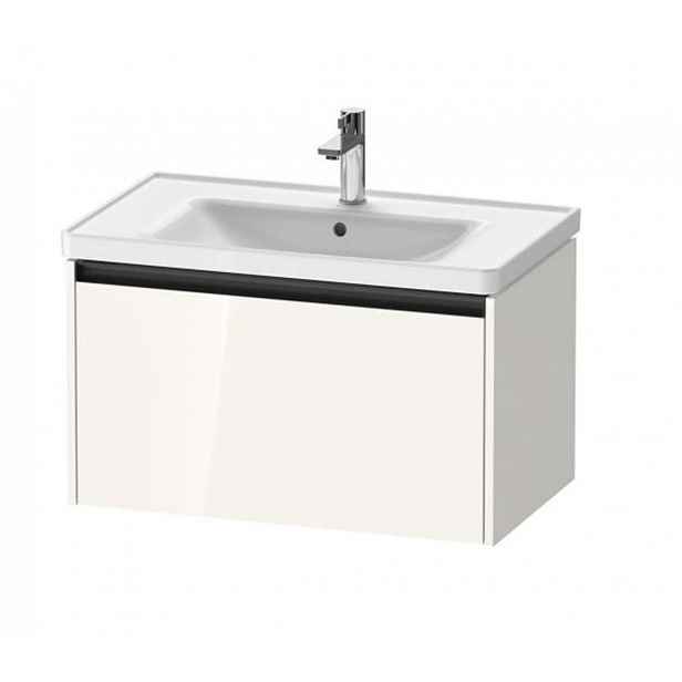 Duravit Ketho.2 - Umyvadlová skříňka 44x78x46 cm, 1 zásuvka, lesklá bílá K25083022220000