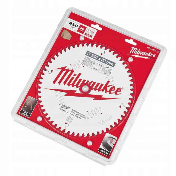 Kotouč na dřevo, čisté řezání 250 x 30 mm, 60 zubů Milwaukee