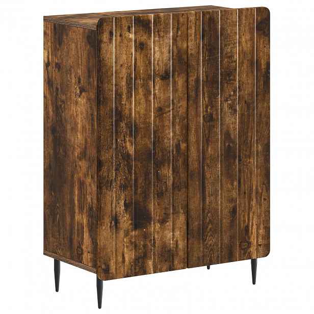 vidaXL Koupelnová úložná skříň ZWOLLE Kouřový dub 59,5 x 31 x 79,5 cm