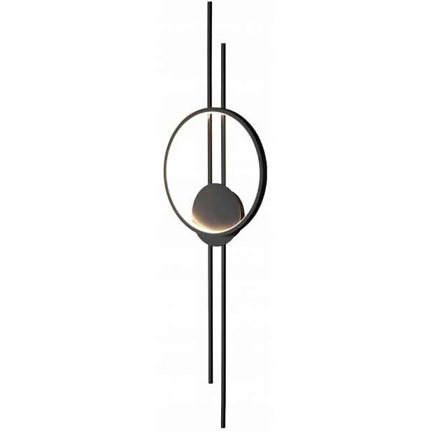 Violin – nástěnné svítidlo 100 cm oválné Led 12 W, moderní, elegantní černá barva