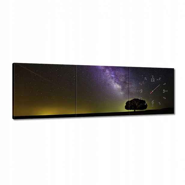 Hodiny 120x40 Hvězdná noc