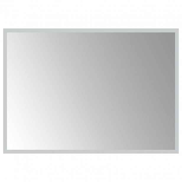 vidaXL LED koupelnové zrcadlo Transparentní 70 x 50 cm tvrzené sklo