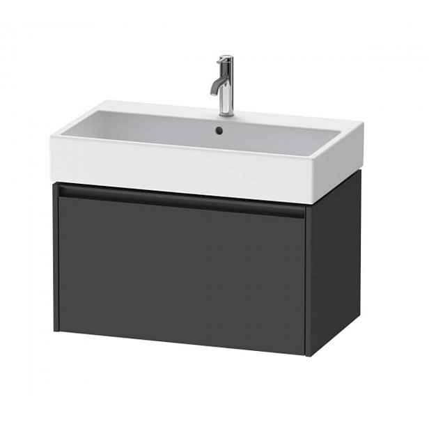 Duravit Ketho.2 - Umyvadlová skříňka 44x78x46 cm, 1 zásuvka, grafit mat K25077049490000