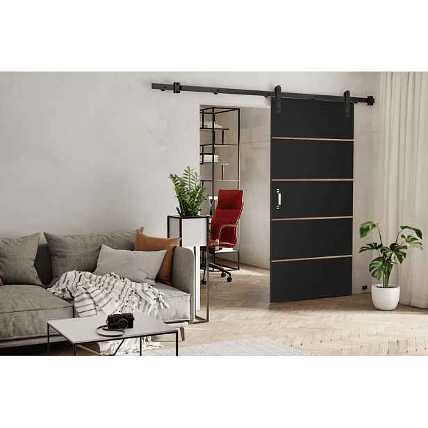 KIER Posuvné dveře LORNI PLUS | 100 cm Barva: Černá