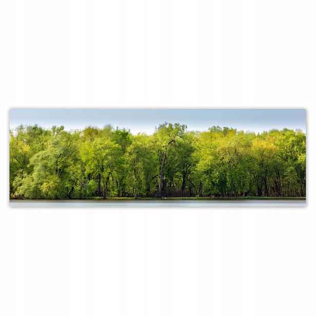 Plakáty 200x66 Les Jezero Nebe