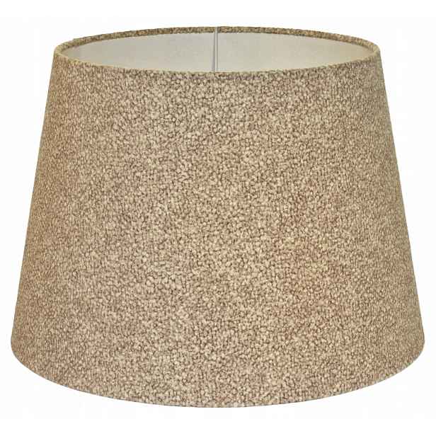 Stínítko kuželové E27 E14 béžové 20/30 h20 cm Zavinovací okraje Arezzo