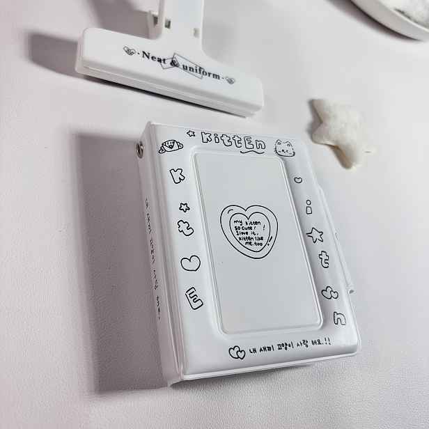 TEMU 3palcový minimalistický album ve stylu knihy s přezkou, skládací, KPOP album pro korejské hvězdy/album na rodinné cestování, mini album Polaroid