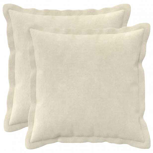vidaXL Povlak na polštář 2 pcs HOUTEN Krémová 40 x 40 cm