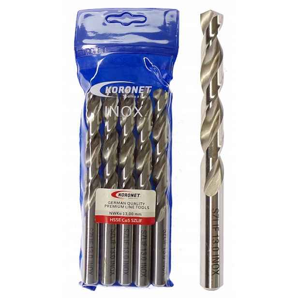 Vrták Do Kovu 13 MM Inox HSS-Co 5 Ks 13 MM FI13