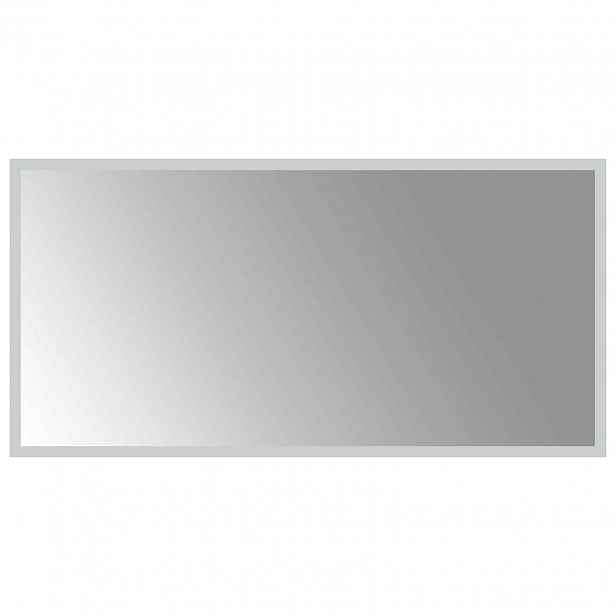 vidaXL LED koupelnové zrcadlo Transparentní 80 x 40 cm tvrzené sklo