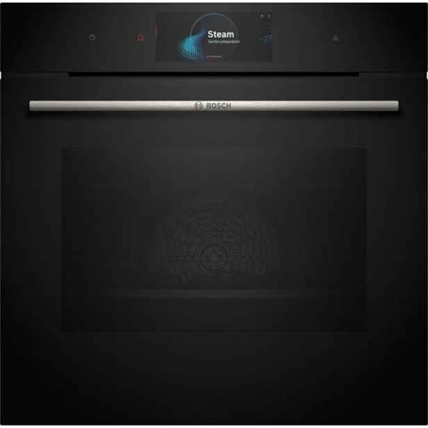 Bosch Serie 8 Vestavná trouba s přídavnou párou 60 x 60 cm černá HRG7784B1