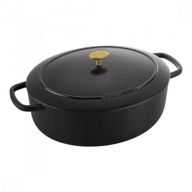 Oválný hrnec Cocotte, litinový, 33 cm / 6 l, "Bellamonte", černý - Bal